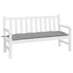 vidaXL Podložka na záhradnú lavičku 150x50x7 cm, oxfordská látka – Obrázok 3