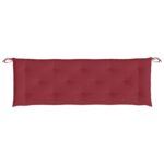 vidaXL Podložka na záhradnú lavičku 150x50x7 cm, oxfordská látka – Obrázok 4