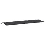vidaXL Podložka na záhradnú lavičku 200x50x7 cm, oxfordská látka – Obrázok 2