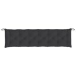 vidaXL Podložka na záhradnú lavičku 200x50x7 cm, oxfordská látka – Obrázok 4