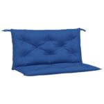 vidaXL Podložky na záh. lavičku 2 ks modré 100x50x7 cm oxfordská látka – Obrázok 2