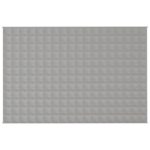 vidaXL Záťažová prikrývka šedá 122x183 cm 9 kg látka – Obrázok 2