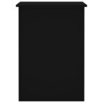 vidaXL Stôl čierny 100x55x75 cm spracované drevo – Obrázok 5
