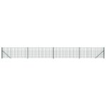 vidaXL Drôtený plot s prírubou, zelený 1,1x10 m – Obrázok 2