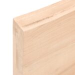 vidaXL Kúpeľňová doska 60x60x(2-6) cm neošetrený masív – Obrázok 7