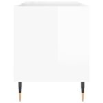 vidaXL Skrinka na platne lesklá biela 85x38x48 cm kompozitné drevo – Obrázok 5