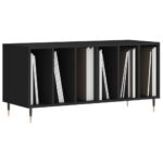 vidaXL Skrinka na platne čierna 100x38x48 cm kompozitné drevo – Obrázok 3
