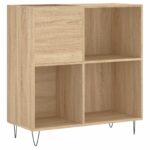 vidaXL Skrinka na platne dub sonoma 84,5x38x48 cm kompozitné drevo – Obrázok 2