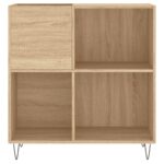 vidaXL Skrinka na platne dub sonoma 84,5x38x48 cm kompozitné drevo – Obrázok 4