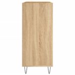 vidaXL Skrinka na platne dub sonoma 84,5x38x48 cm kompozitné drevo – Obrázok 5