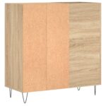vidaXL Skrinka na platne dub sonoma 84,5x38x48 cm kompozitné drevo – Obrázok 6
