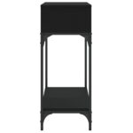 vidaXL Konzolový stolík čierny 100x30,5x75 cm kompozitné drevo – Obrázok 4