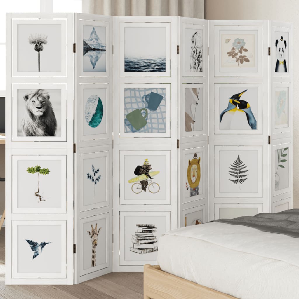 VXL8721012073937_m_en_hd_1.jpg vidaXL Paraván 6 panelov biely masívne drevo paulovnie – Obrázok 1