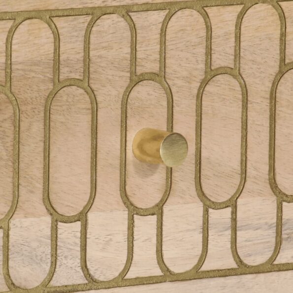 vidaXL TV skrinka 70x33x46 cm masívne mangovníkové drevo – Obrázok 8