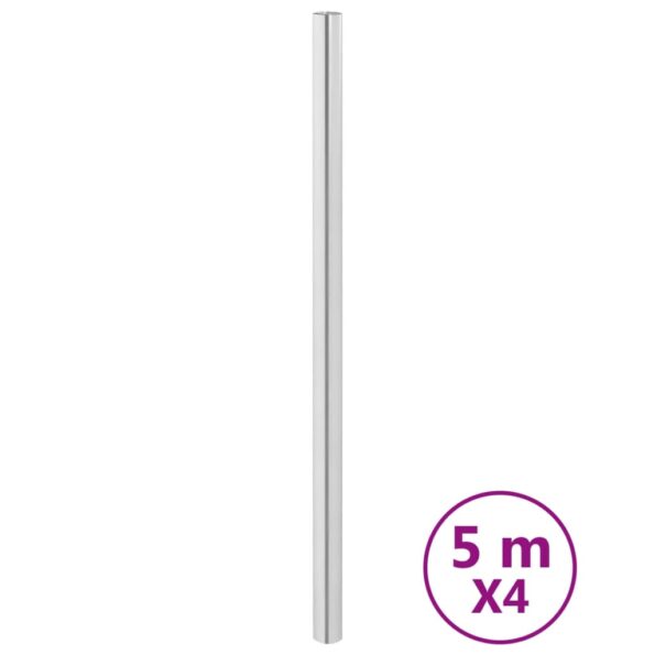 vidaXL Nálepky na nábytok samolepiace strieborné 90x500 cm PET – Obrázok 2