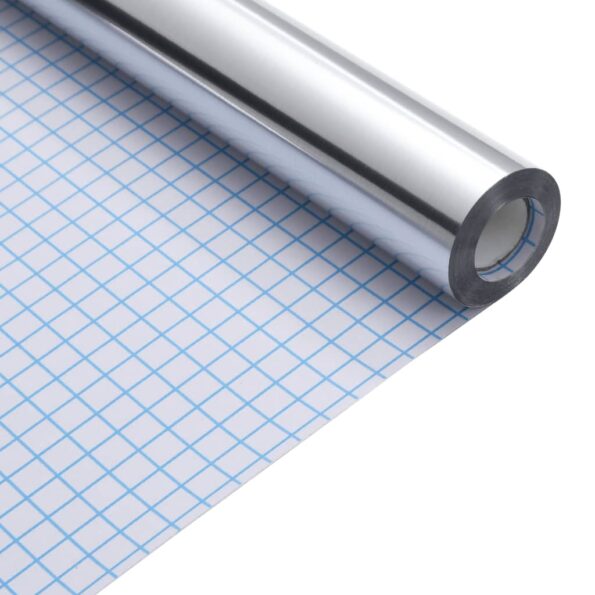 vidaXL Nálepky na nábytok samolepiace strieborné 90x500 cm PET – Obrázok 8