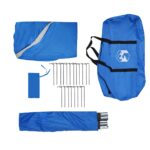 vidaXL Párty stan modrý 360x360x219 cm 190T taft – Obrázok 9