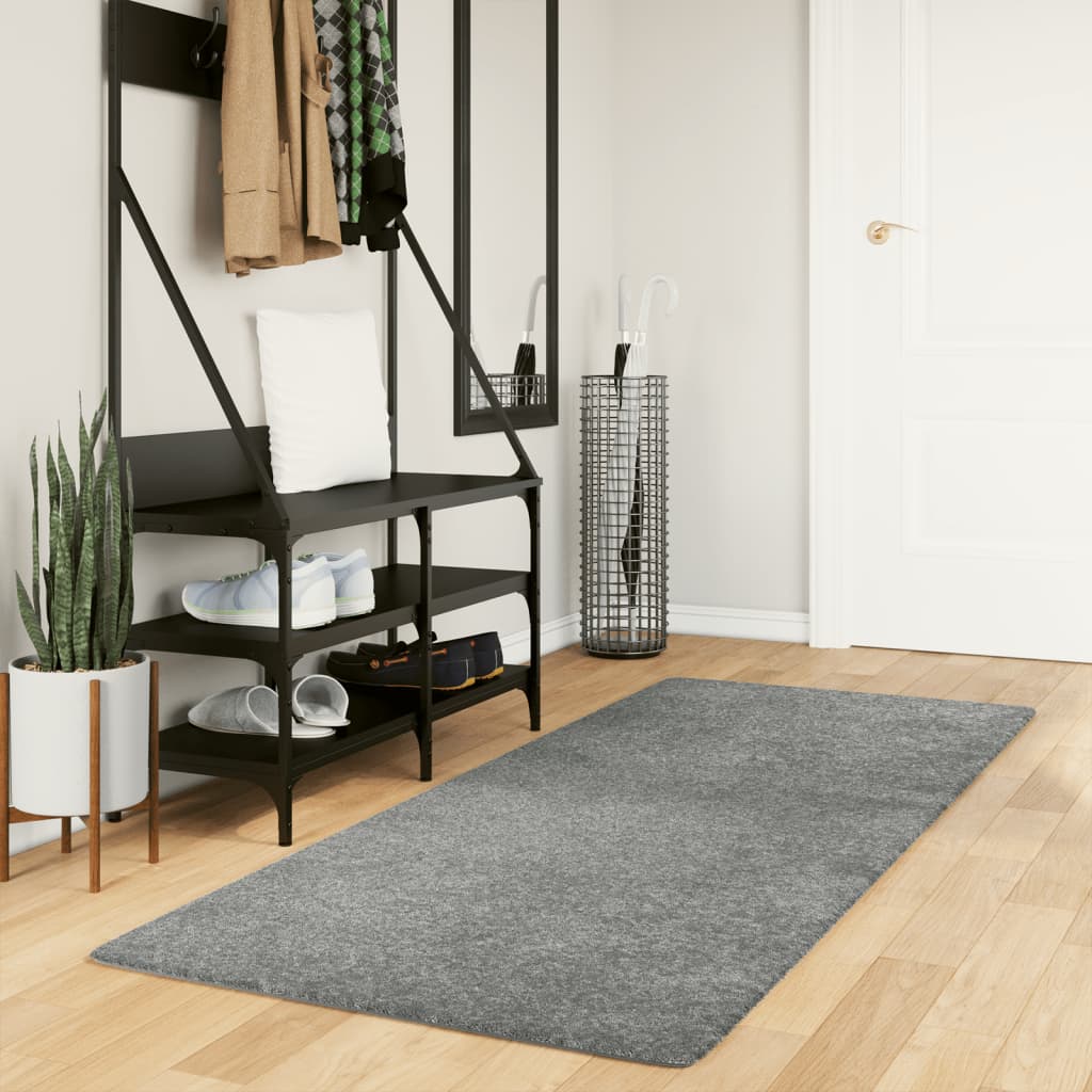 VXL8721012228979_m_en_hd_1.jpg vidaXL Shaggy koberec PAMPLONA, vysoký vlas, moderný, zelený 80x200 cm – Obrázok 1