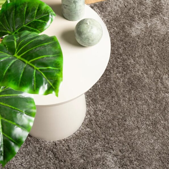 vidaXL Koberec ISTAN vysoký vlas lesklý vzhľad sivý 100x200 cm – Obrázok 7