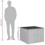 vidaXL Záhradný úložný box čierny 291 l polyratan – Obrázok 10