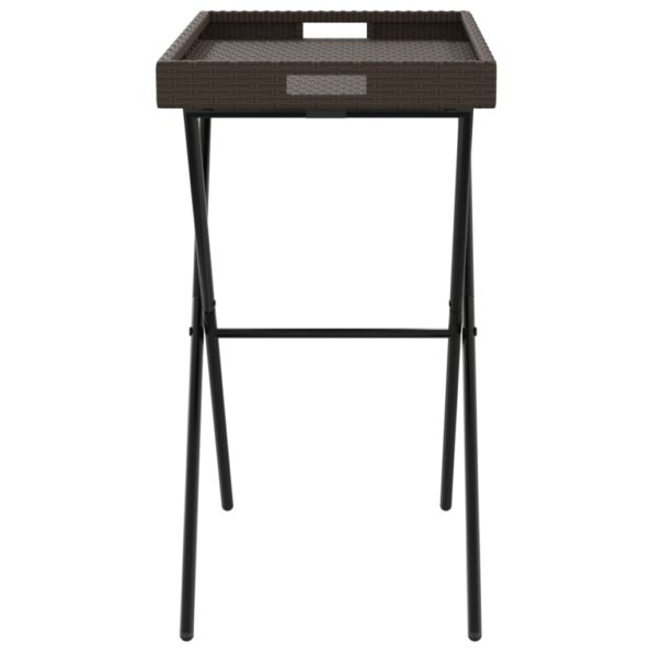 VXL8721012262287_g_en_hd_4.jpg vidaXL Skladací stolík s podnosom hnedý 65x40x75 cm polyratan – Obrázok 6