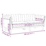 vidaXL 3-dielna sedacia súprava tmavosivá zamat – Obrázok 10