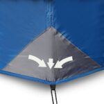 vidaXL Kempingový stan s LED svetlom, 9 osôb, svetlomodrý – Obrázok 12