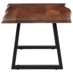 vidaXL Konferenčný stolík, medovo hnedý 110x55x40 cm, akáciový masív – Obrázok 3