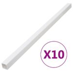 vidaXL Káblový rozvod 40x25 mm 10 m PVC