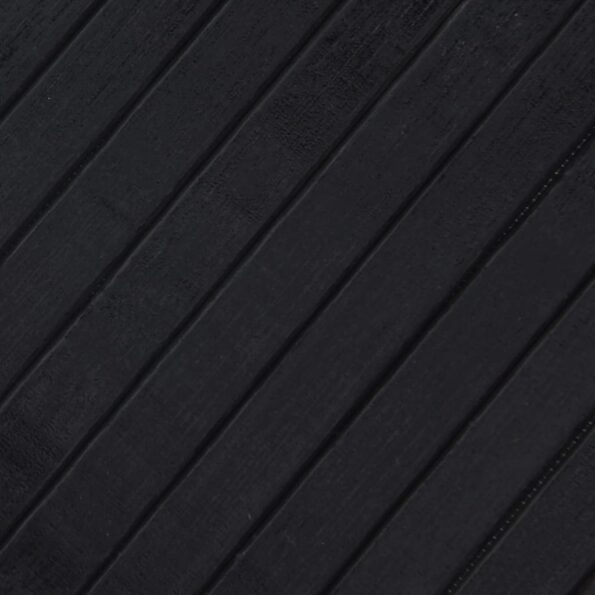 vidaXL Koberec obdĺžnikový čierny 100x500 cm bambus – Obrázok 7