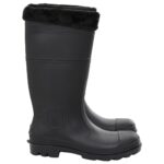 vidaXL Topánky do dažďa s vyberateľnými ponožkami čierne veľk. 45 PVC – Obrázok 4