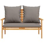 vidaXL Záhradná súprava s podložkami, akáciový masív – Obrázok 4