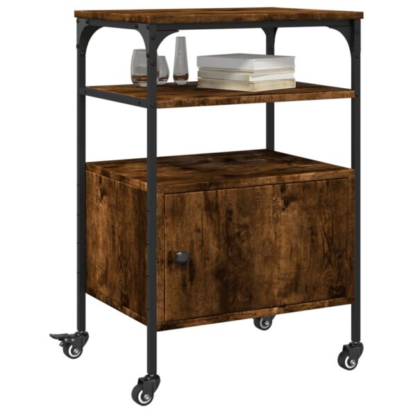 VXL8721012375895_g_en_hd_3.jpg vidaXL Stojan na tlačiareň, 3 police, tmavý dub 50x40x76 cm – Obrázok 5