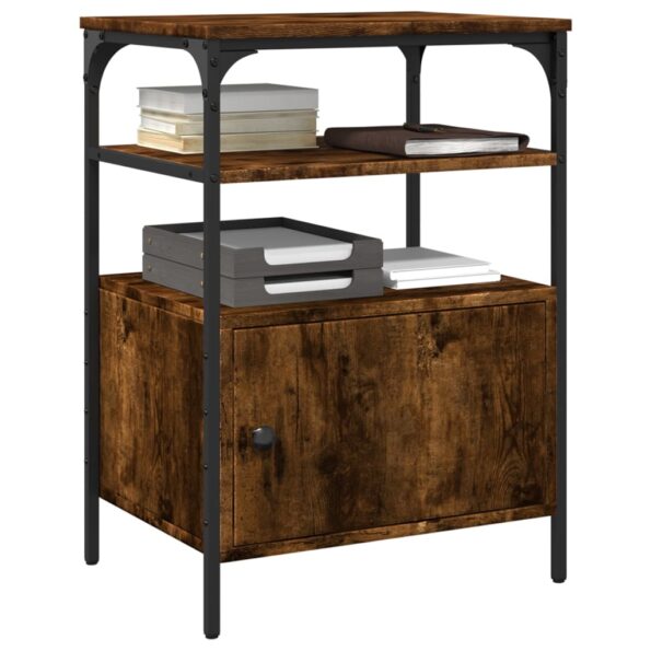 VXL8721012375895_g_en_hd_5.jpg vidaXL Stojan na tlačiareň, 3 police, tmavý dub 50x40x76 cm – Obrázok 7