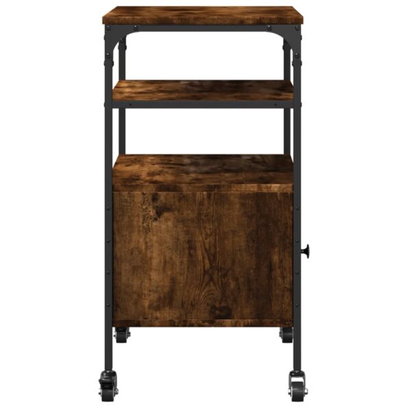 VXL8721012375895_g_en_hd_8.jpg vidaXL Stojan na tlačiareň, 3 police, tmavý dub 50x40x76 cm – Obrázok 10