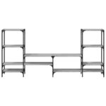 vidaXL TV skrinka sivá sonoma 206,5x28,5x95 cm kompozitné drevo – Obrázok 5
