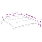 vidaXL Podložky na stoličku 6 ks námornícke-modré 40x40x7 cm – Obrázok 8