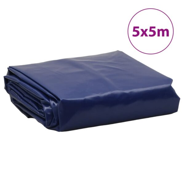 vidaXL Celta modrá 5x5 m 650 g/m² – Obrázok 8