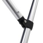 vidaXL 4-krídlová bimini strieška sivá 236x199x135 cm – Obrázok 8