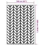 vidaXL Vonkajší koberec sivý 160x230 cm PP – Obrázok 6