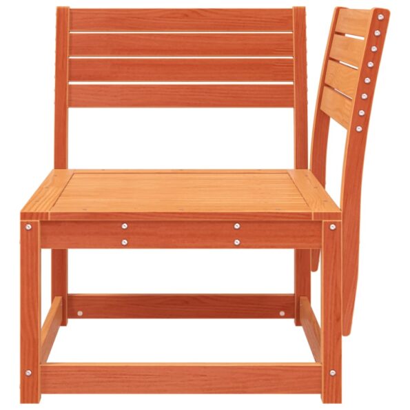 vidaXL Záhr. pohovka rohová voskovohnedá 73x73x78 cm masívna borovica – Obrázok 4