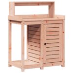 vidaXL Stôl na presádzanie s policami 82,5x50x109,5 cm masívny douglas – Obrázok 2