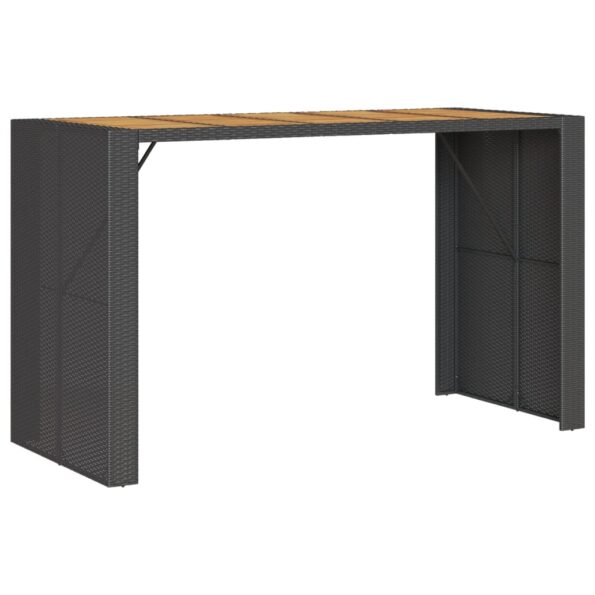 VXL8721012459564_g_en_hd_5.jpg vidaXL Záhradný stôl s akáciovou doskou čierny 185x80x110 cm polyratan – Obrázok 7