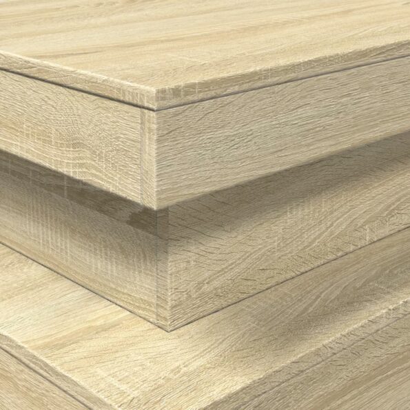 vidaXL Konferenčný stolík s LED osvetlením dub sonoma 90x50x40 cm – Obrázok 10