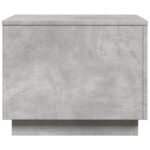 vidaXL Konferenčný stolík s LED svetlami betónovosivý 50x50x40 cm – Obrázok 8