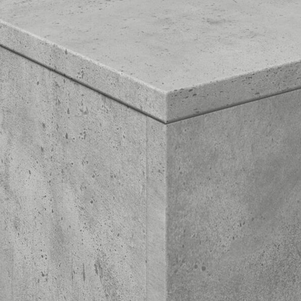 vidaXL Konferenčný stolík s LED svetlami betónovosivý 50x50x40 cm – Obrázok 10