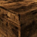 vidaXL Konferenčný stolík s LED svetlami dymový dub 90x50x40 cm – Obrázok 10