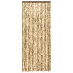 vidaXL Záves proti hmyzu béžový a hnedý 100x230 cm ženilka – Obrázok 3