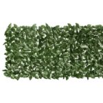 vidaXL Balkónová zástena s tmavozelenými listami 600x75 cm – Obrázok 3