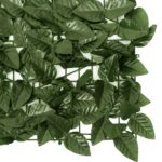vidaXL Balkónová zástena s tmavozelenými listami 600x75 cm – Obrázok 4